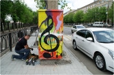 Подарок к юбилею города. Магнитогорский художник разрисовал 40 уличных электрошкафов за две недели