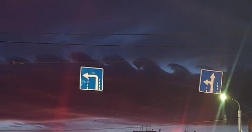 Облака Кельвина – Гельмгольца. Житель Магнитогорска запечатлел редкое явление в небе над городом