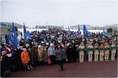 Про армию, защитников и Александра III. В Магнитогорске прошел митинг в честь Дня защитника Отечества