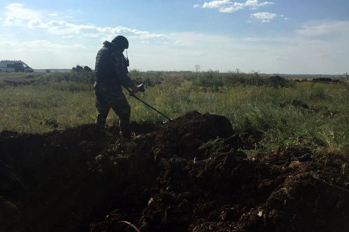 Никто не пострадал. Группа разминирования из Магнитогорска уничтожила 35 кг противотанковых мин