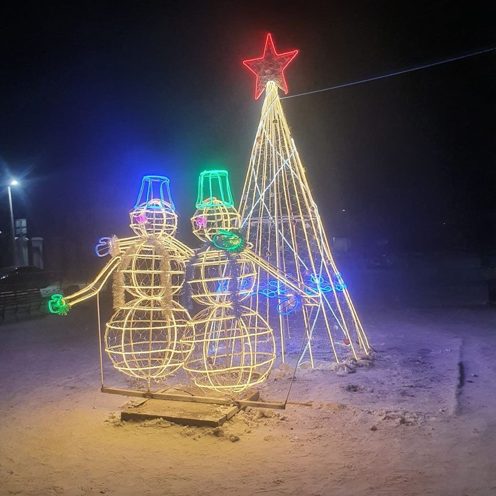 Новогодние арт объекты в Волгограде
