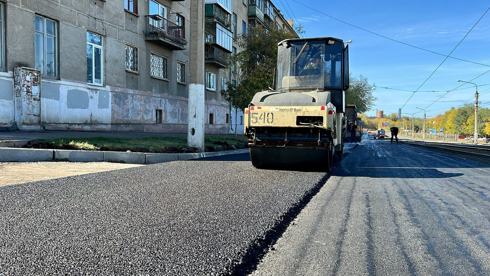 В Магнитогорске ремонтируют крупный перекрёсток в центре города. Его  перекрыли до 18 октября | Верстов.Инфо